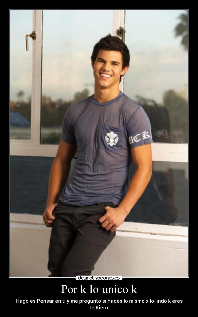 Por k lo unico k -
