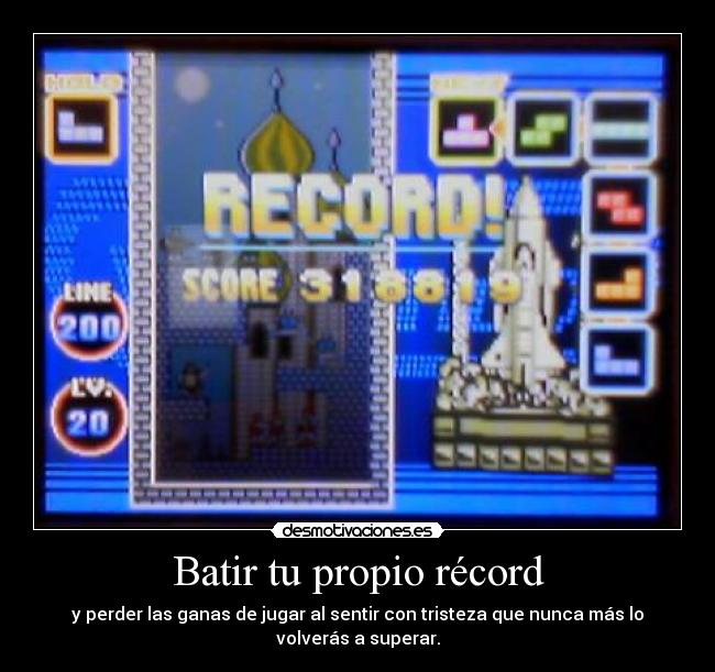 Batir tu propio récord - 