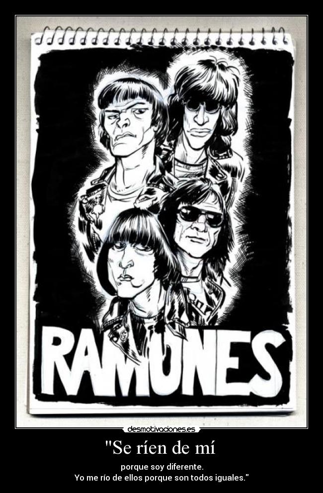 carteles ramones reirse desmotivaciones