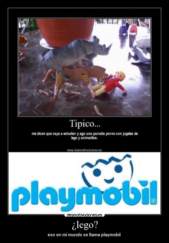 carteles playmobil desmotivaciones