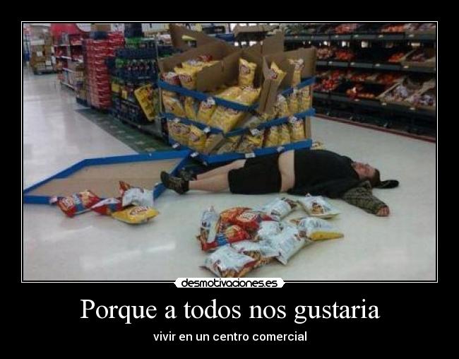 Porque a todos nos gustaria - vivir en un centro comercial