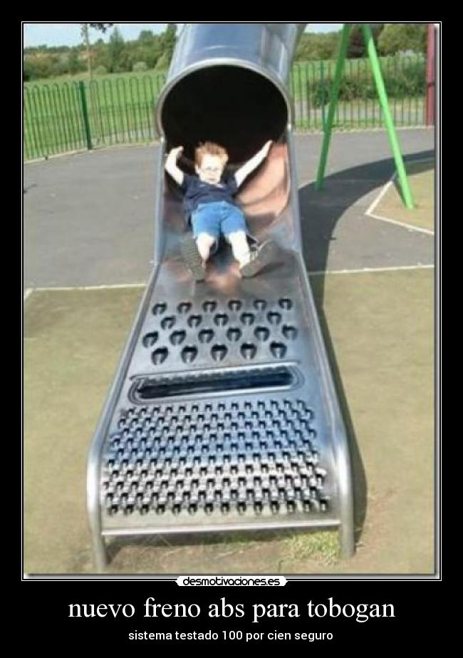 nuevo freno abs para tobogan - 