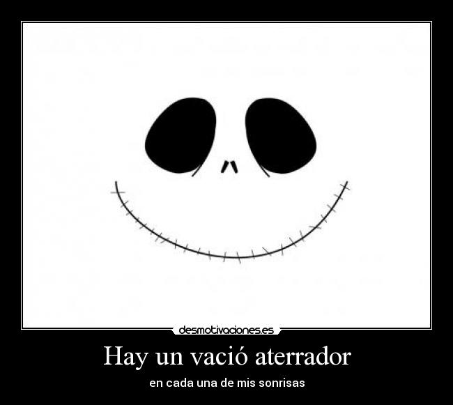 Hay un vació aterrador - 