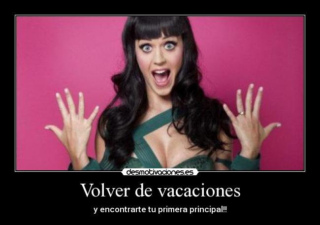 Volver de vacaciones - 
