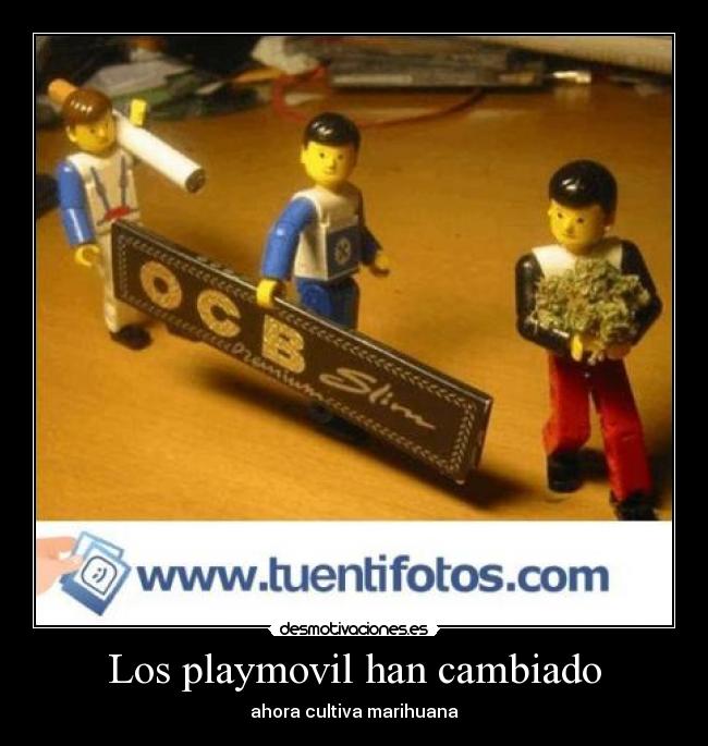 Los playmovil han cambiado - ahora cultiva marihuana