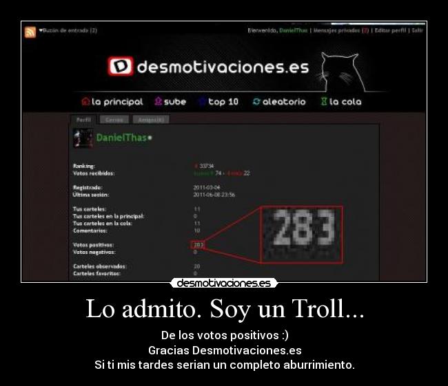 carteles gracias desmotivaciones