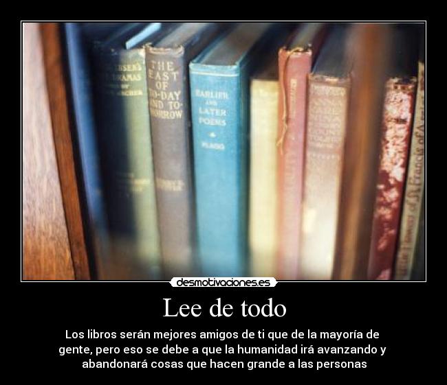 Lee de todo - 
