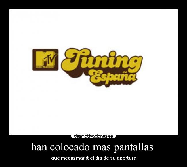 han colocado mas pantallas - que media markt el dia de su apertura