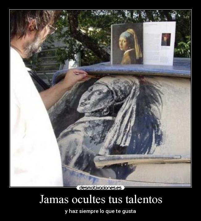 Jamas ocultes tus talentos -