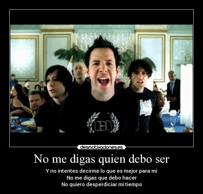 carteles simple plan desmotivaciones