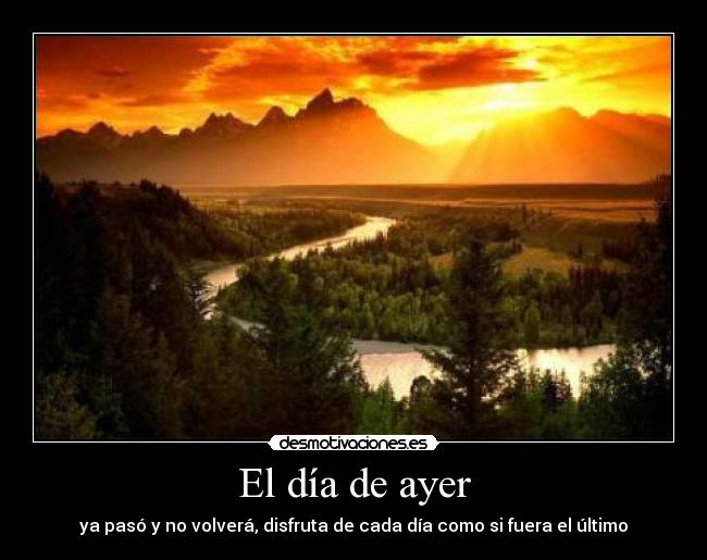 El día de ayer - 