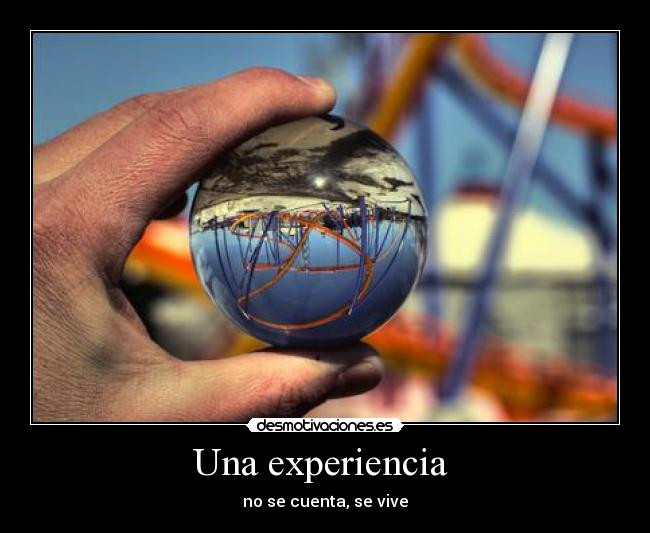 Una experiencia  - 