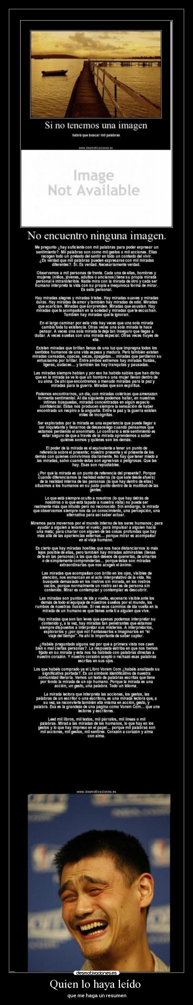 Quien lo haya leído  - 