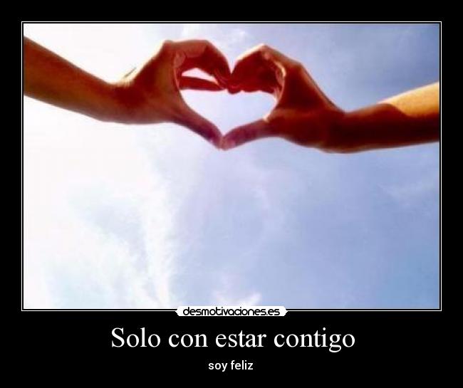 Solo con estar contigo -