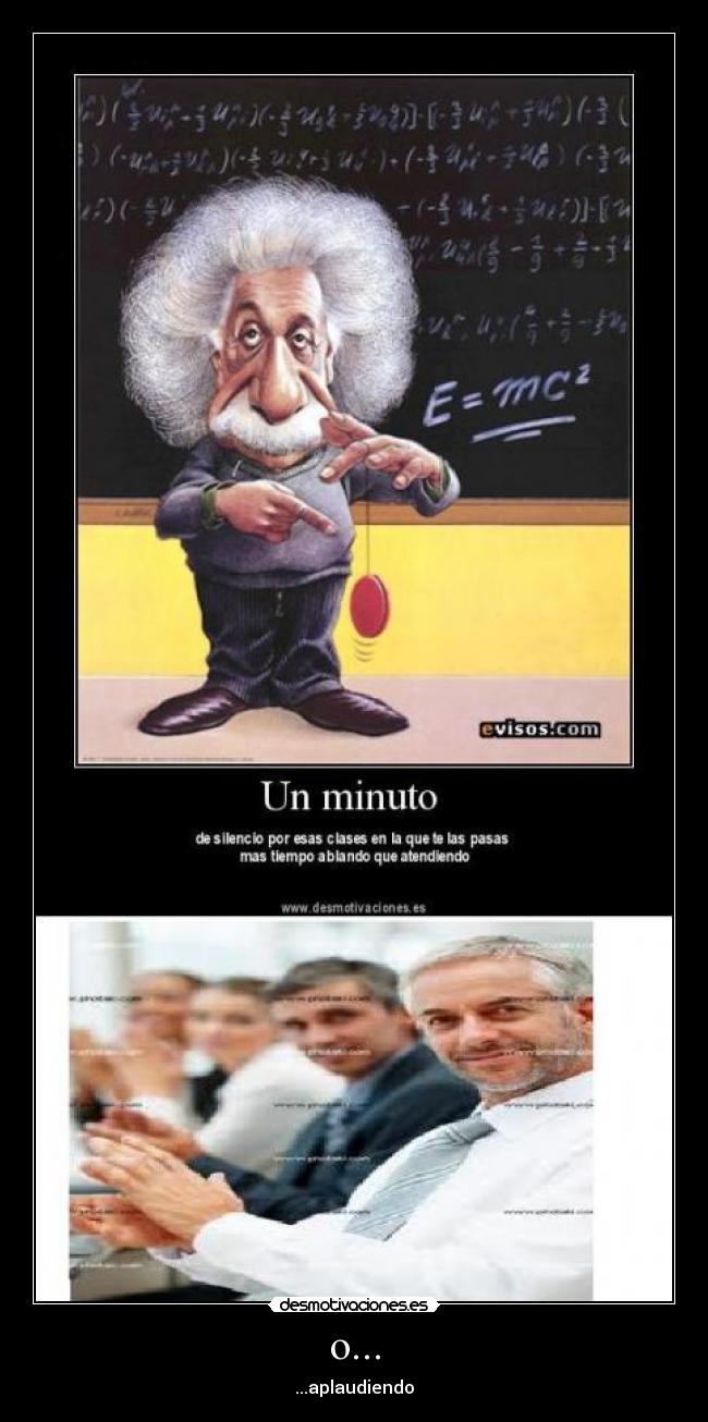 o... - ...aplaudiendo