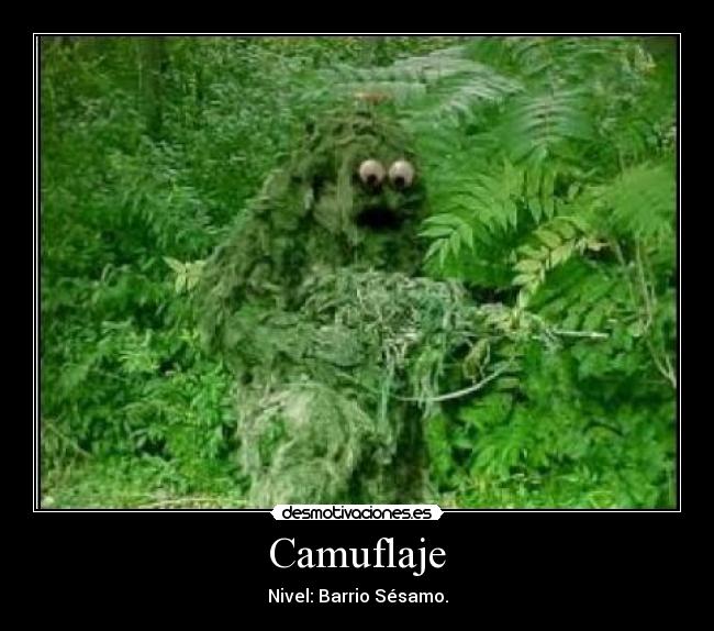 Camuflaje - Nivel: Barrio Sésamo.
