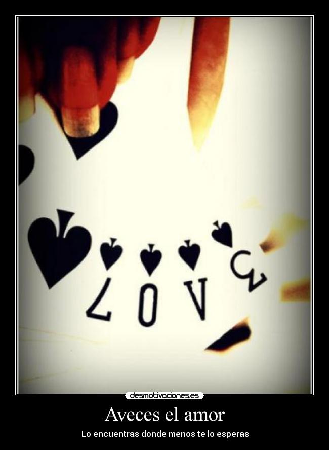 Aveces el amor -