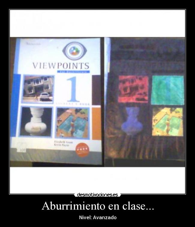 Aburrimiento en clase... - Nivel: Avanzado