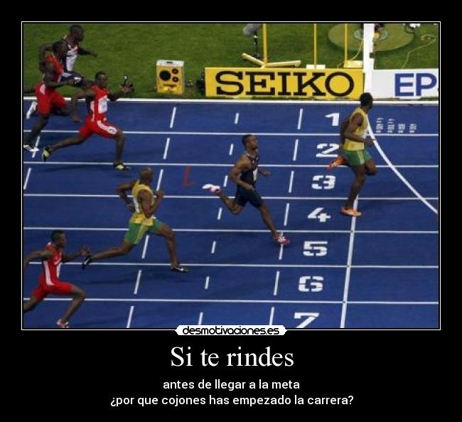 Si te rindes -