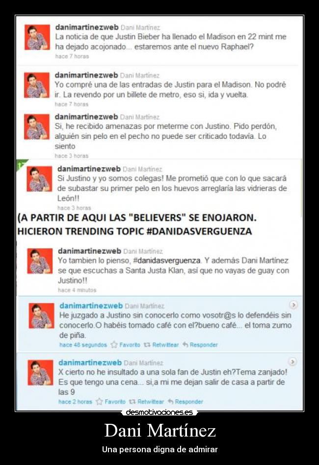 Dani Martínez - Una persona digna de admirar