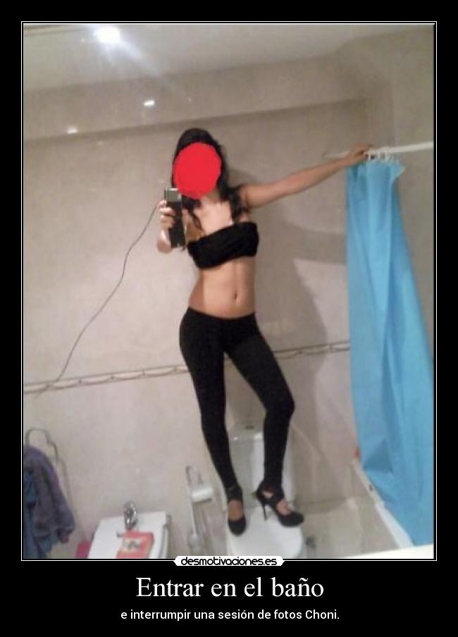 Entrar en el baño -