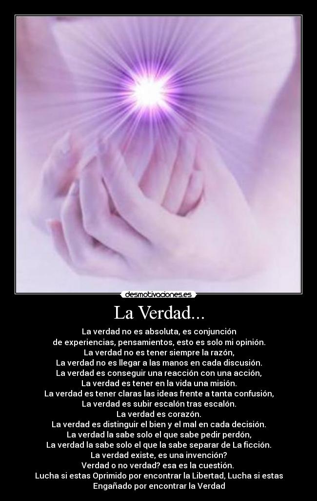 La Verdad... -