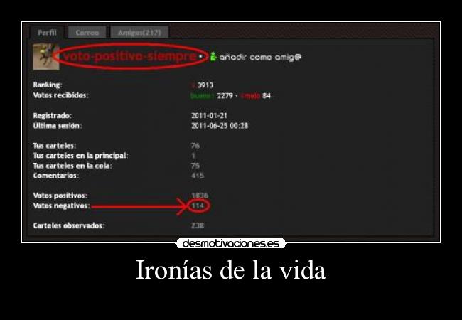 Ironías de la vida - 