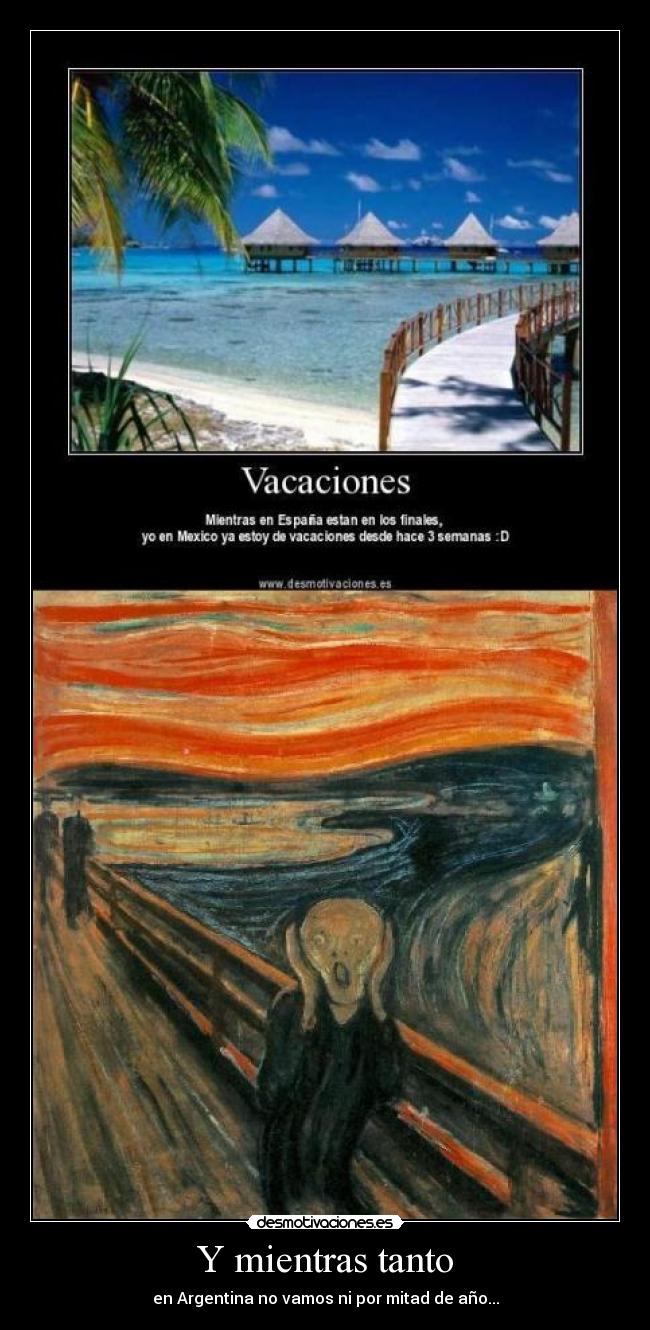 Y mientras tanto - en Argentina no vamos ni por mitad de año...