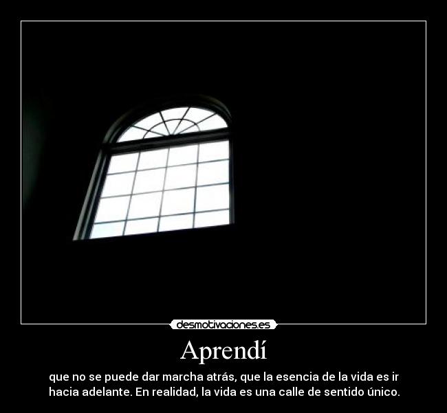 Aprendí -