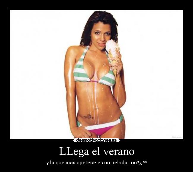 LLega el verano - y lo que más apetece es un helado...no?¿ ^^