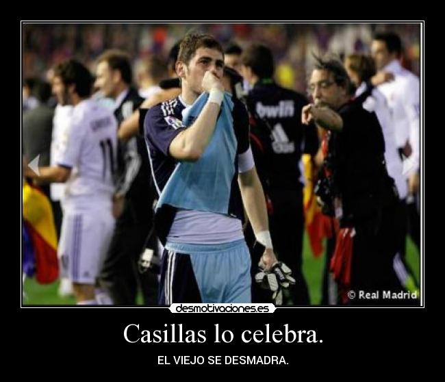 Casillas lo celebra. -