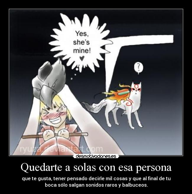 carteles okami persona que gustan sonidos raros balbuceos desmotivaciones