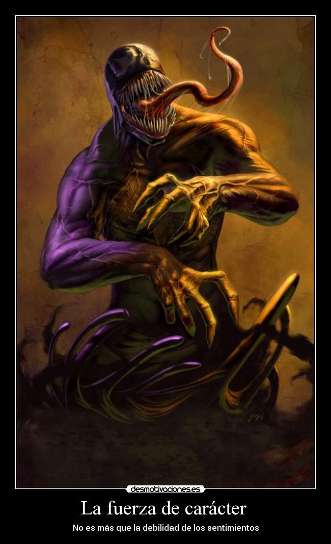 carteles caracter fuerza caracter mas que debilidad sentimientos desmotivaciones