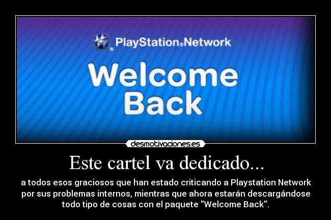 Este cartel va dedicado... - 