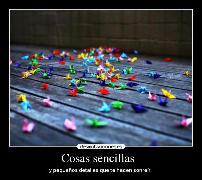 Cosas sencillas   - 