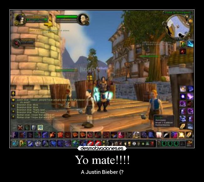 Yo mate!!!! - A Justin Bieber (?