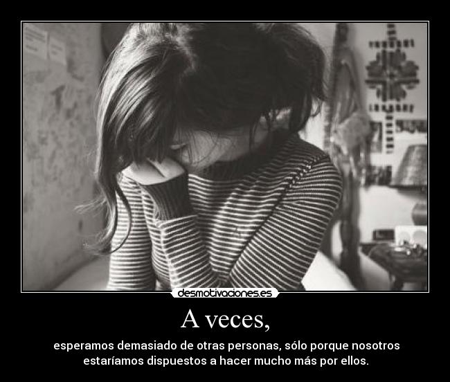 A veces, - 