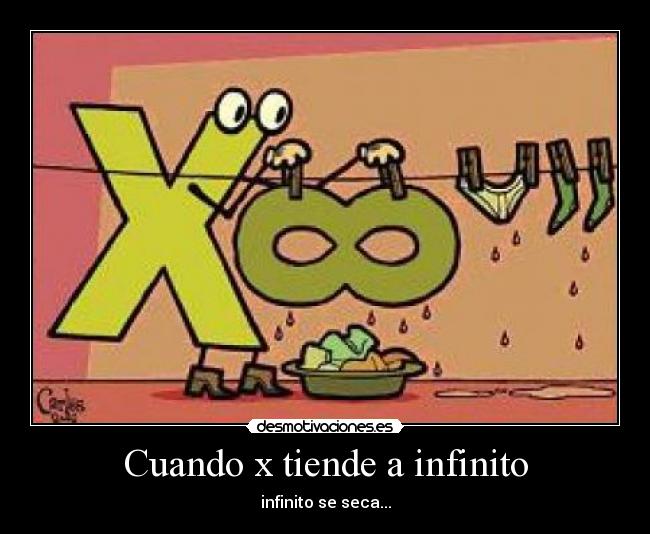 Cuando x tiende a infinito - infinito se seca...