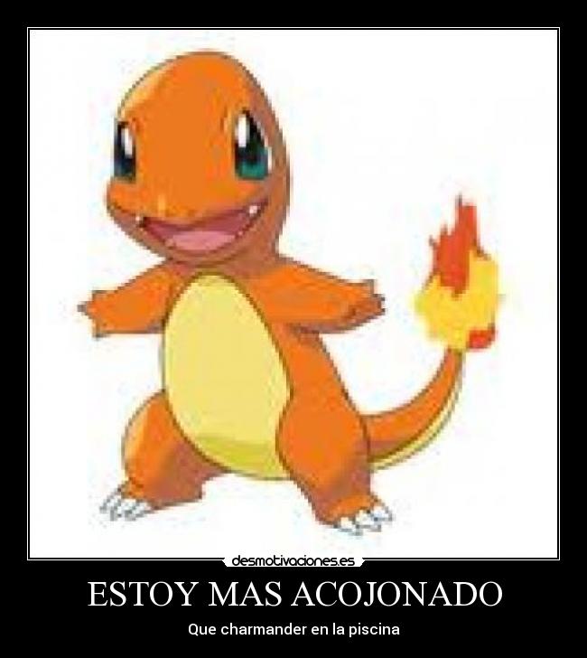 ESTOY MAS ACOJONADO - Que charmander en la piscina