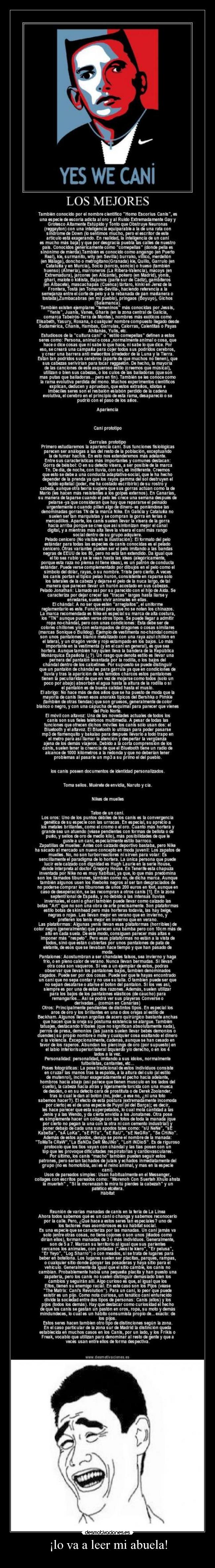 ¡lo va a leer mi abuela! - 