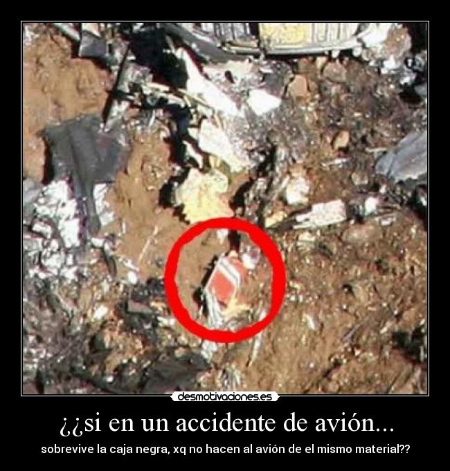 ¿¿si en un accidente de avión... - 