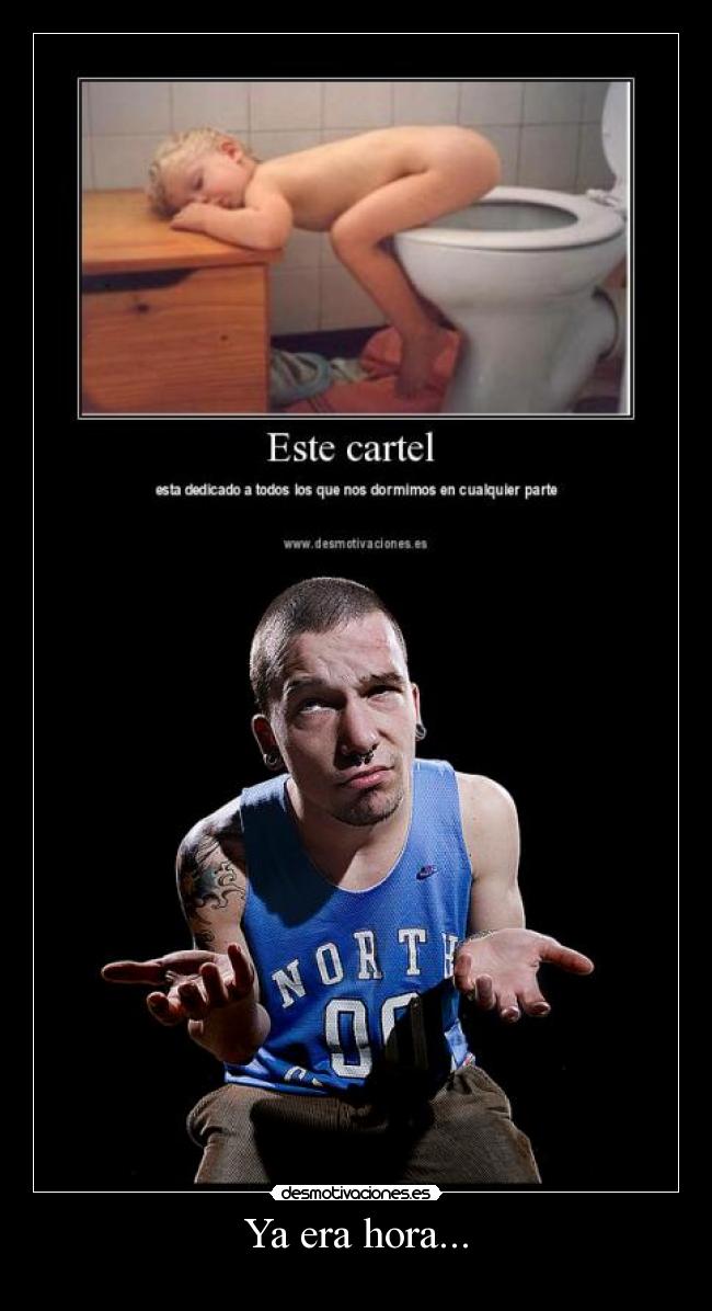 Ya era hora... -