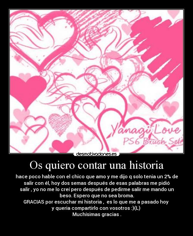 Os quiero contar una historia -