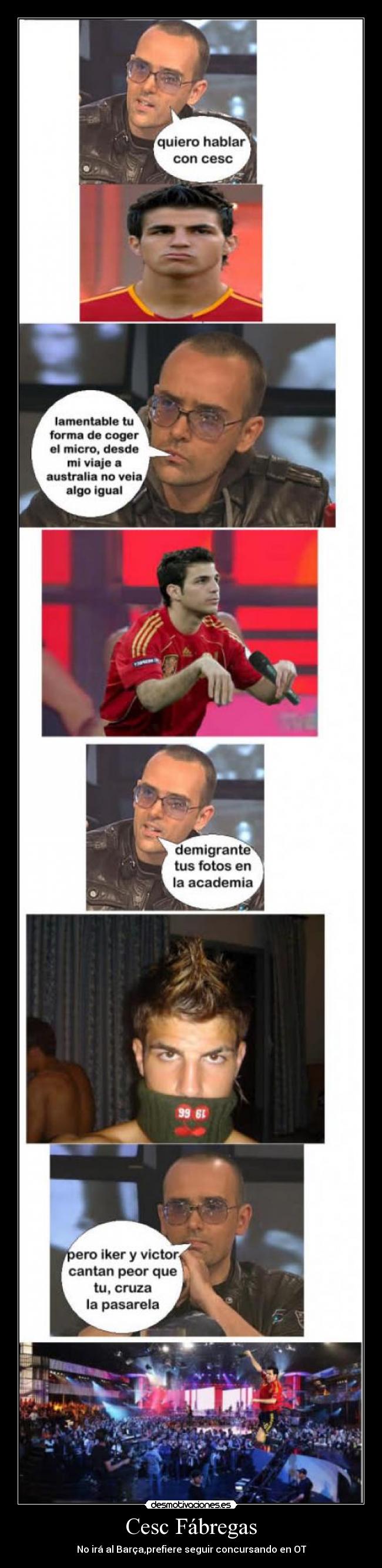 carteles cesc fabregas final risto desmotivaciones