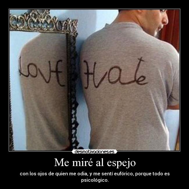 Me miré al espejo - 