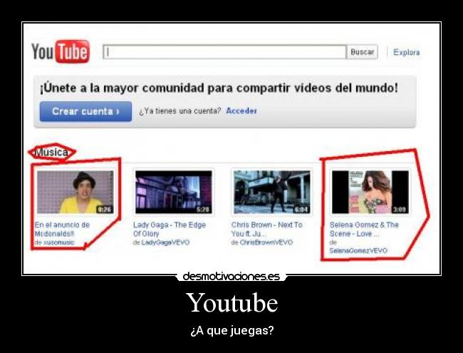 Youtube - ¿A que juegas?