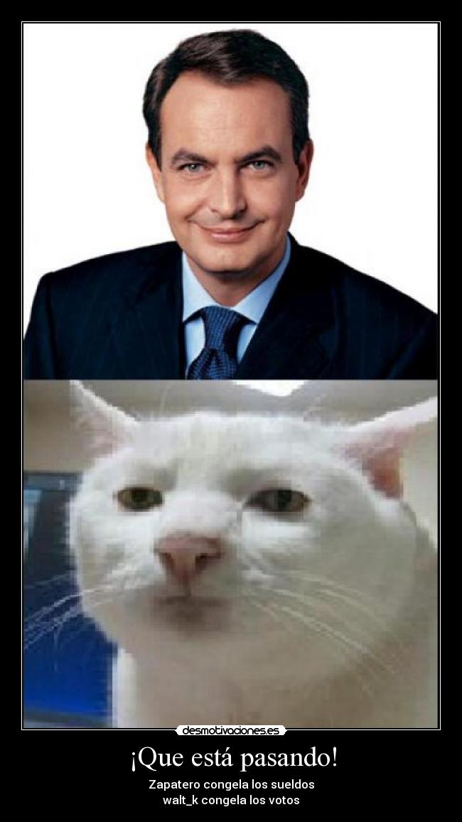 ¡Que está pasando! -