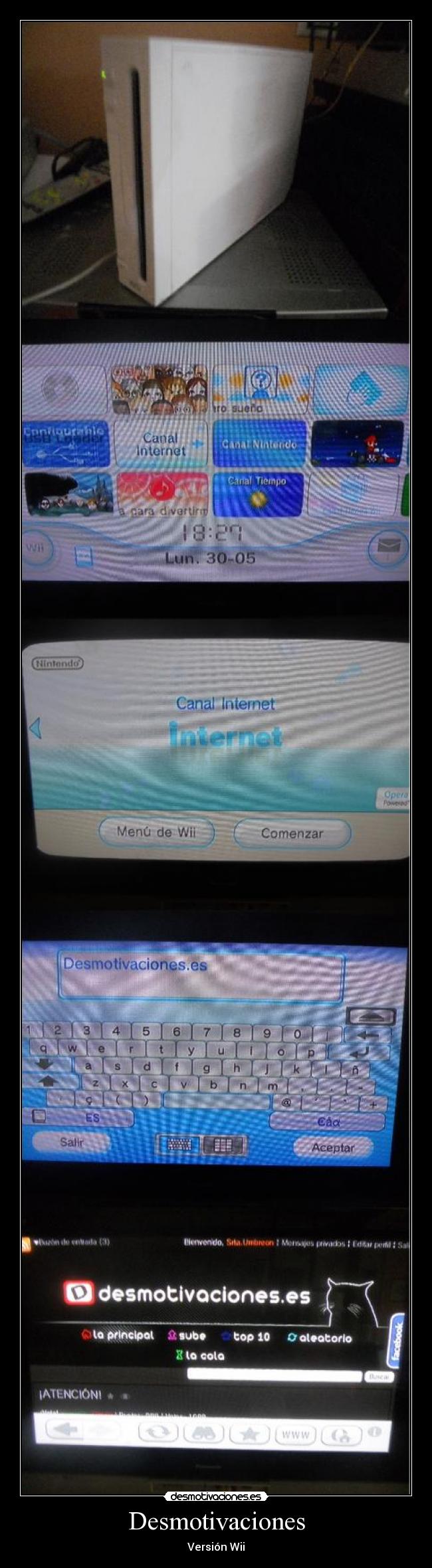 Desmotivaciones - Versión Wii