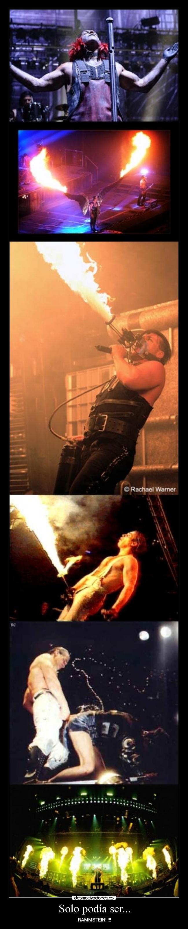 Solo podía ser... - RAMMSTEIN!!!!!