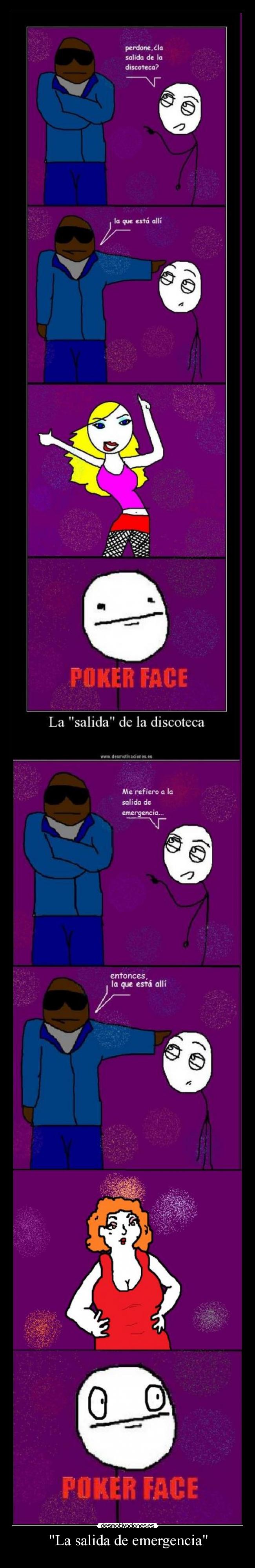 La salida de emergencia -